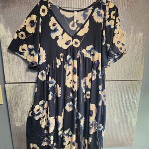 Floral V-Neck Dress